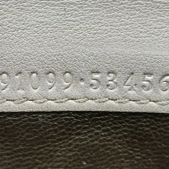 GUCCI Long Wallet Microgucci Shima Leather Authentic
